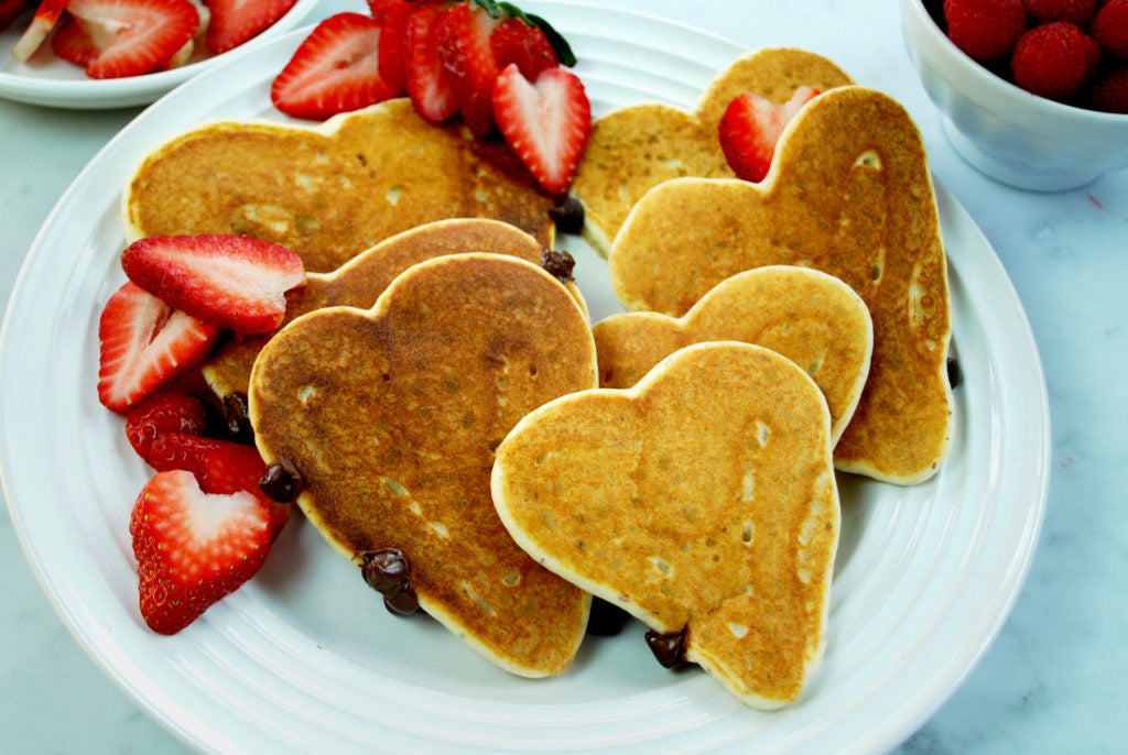 Image of the Heart Pancakes Recipe