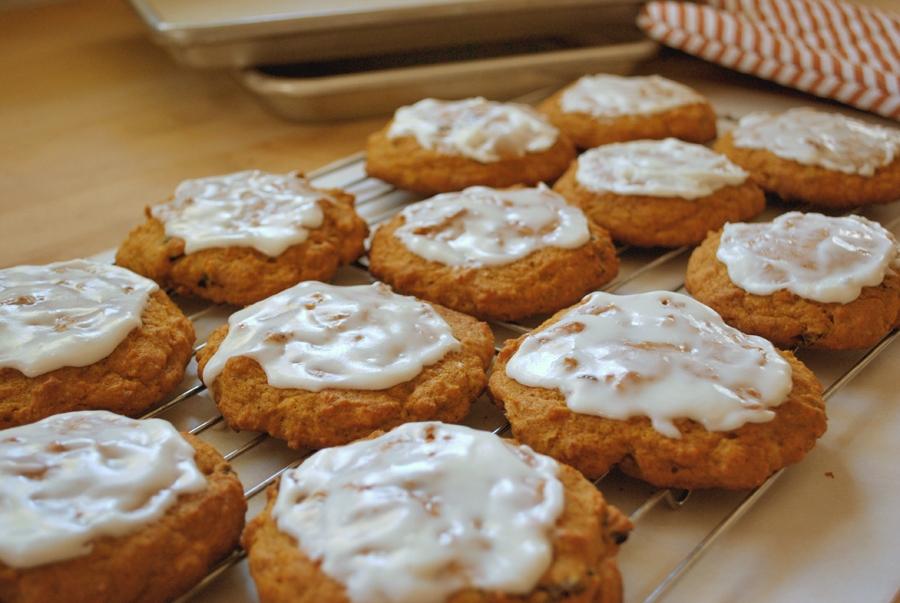 Image of the Iced Pumpkin Cookies Recipe