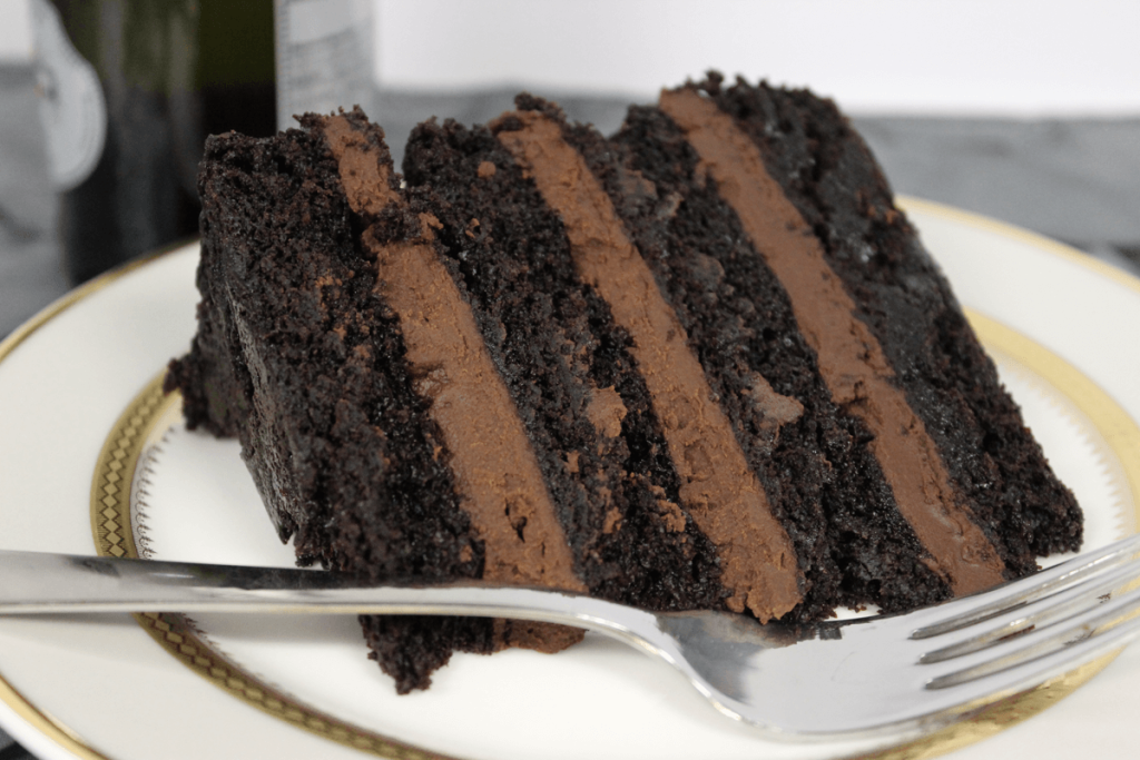 Image of the Chocolate Cake with Dark Chocolate Ganache Recipe
