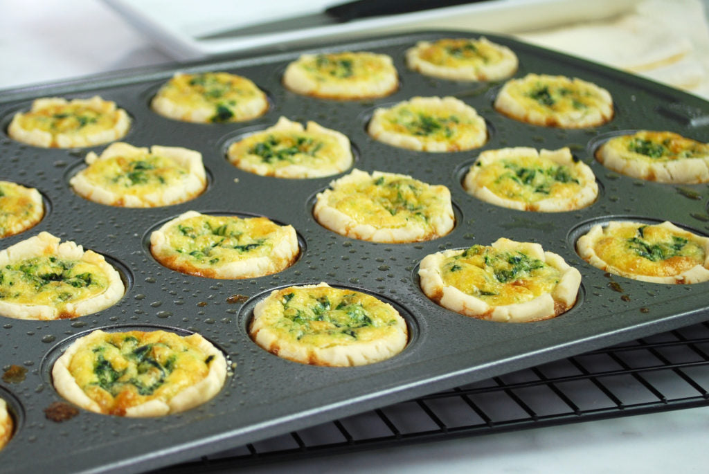 Image of the Mini Quiche Florentine Recipe