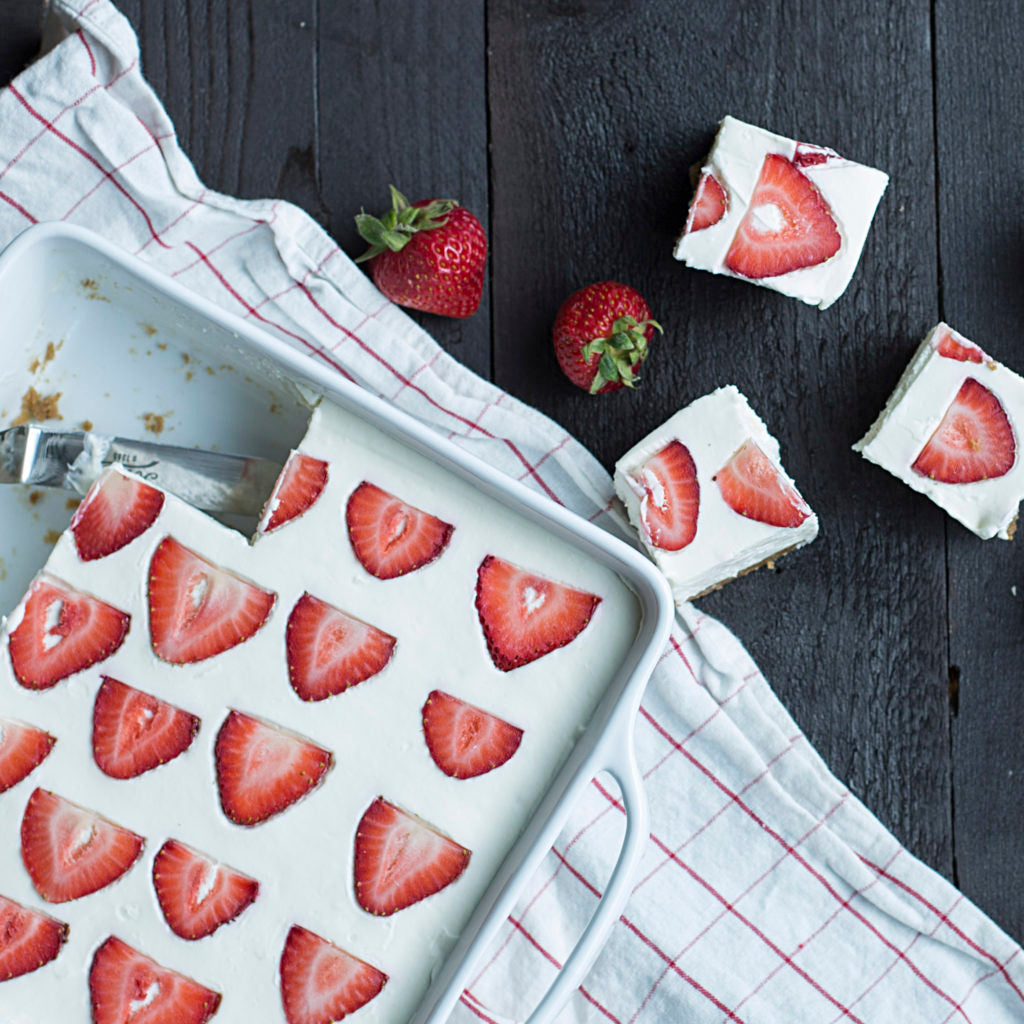 Image of the No-Bake Strawberry Cheese Cake Recipe