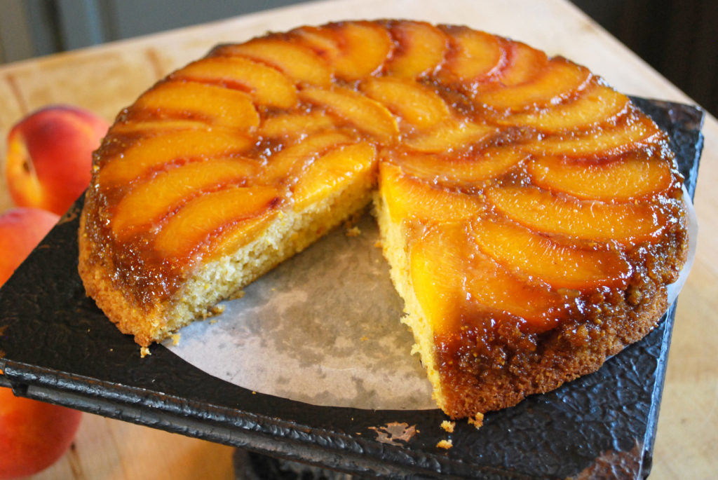 Image of the Peach Upside Down Cake Recipe