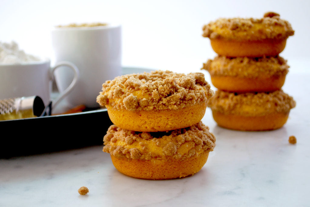 Image of the Pumpkin Donuts with Streusel Topping Recipe