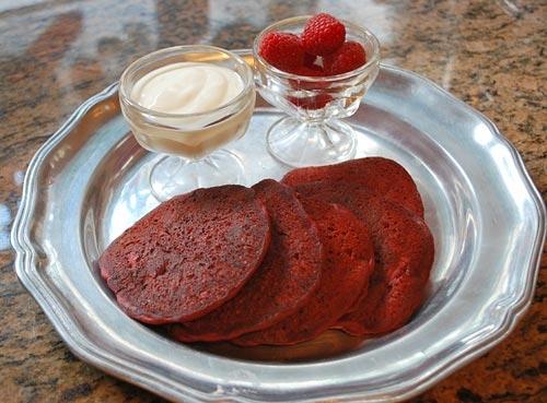 Image of the Red Velvet Pancakes Recipe