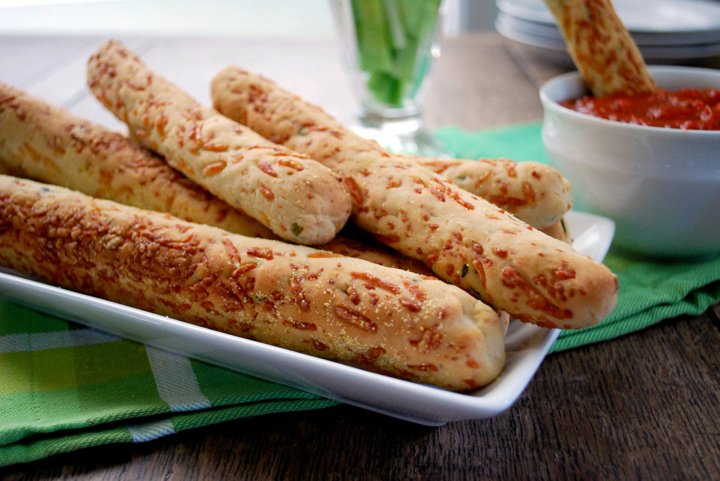 Image of the Cheesy Soft Breadsticks Recipe
