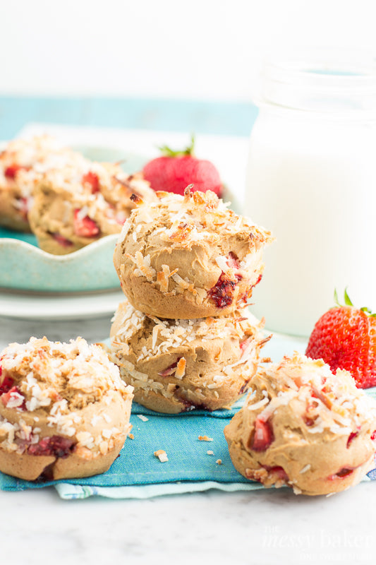 Image of the Strawberry Coconut Muffins Recipe