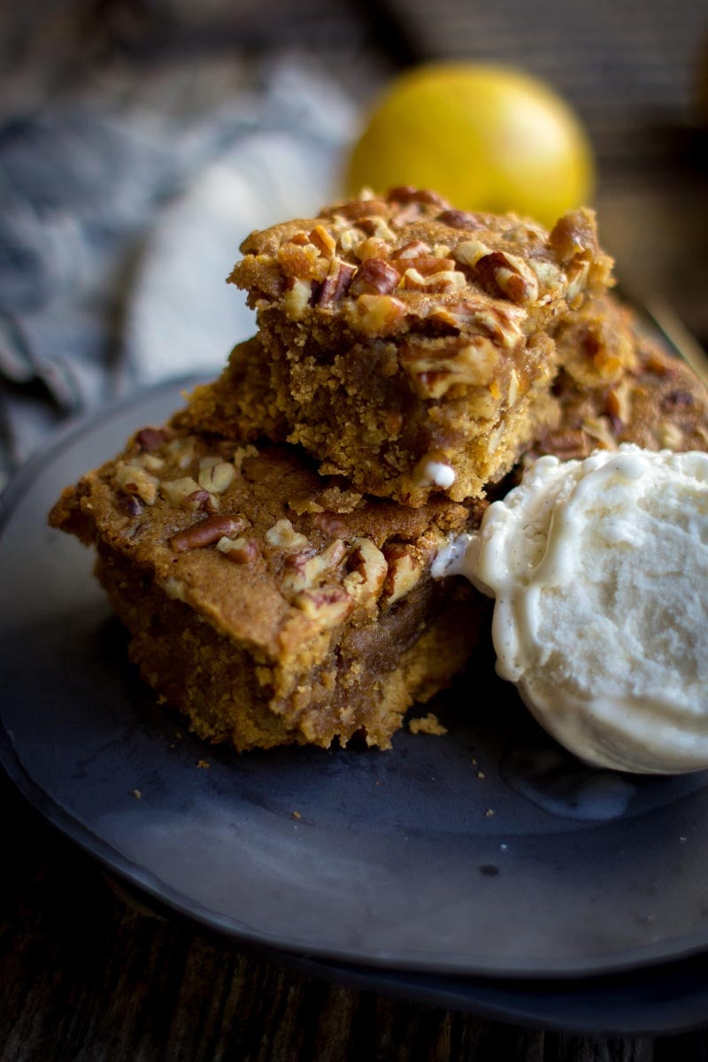 Image of the Apple Brown Butter Blondies Recipe