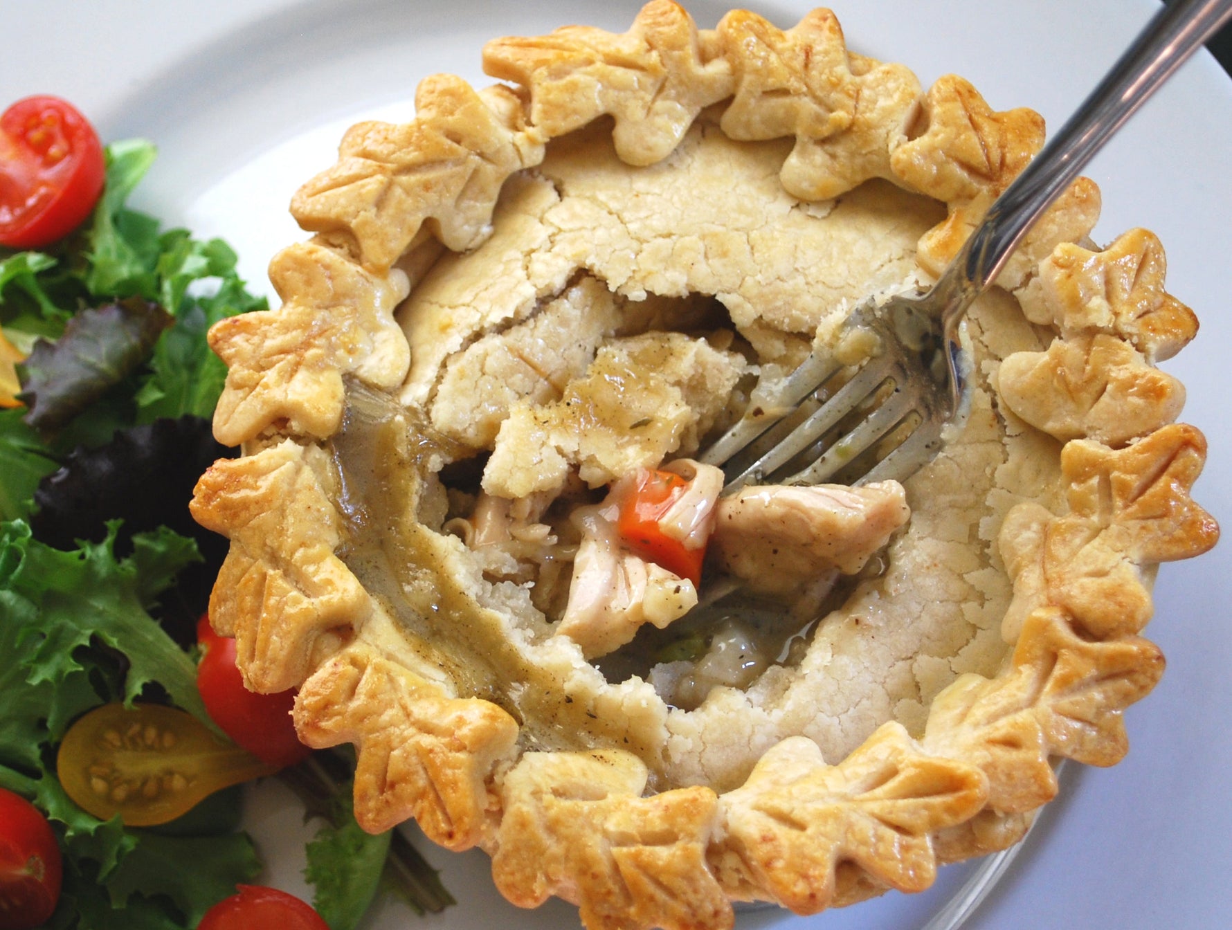 Image of the Individual Chicken or Turkey Pot Pies Recipe