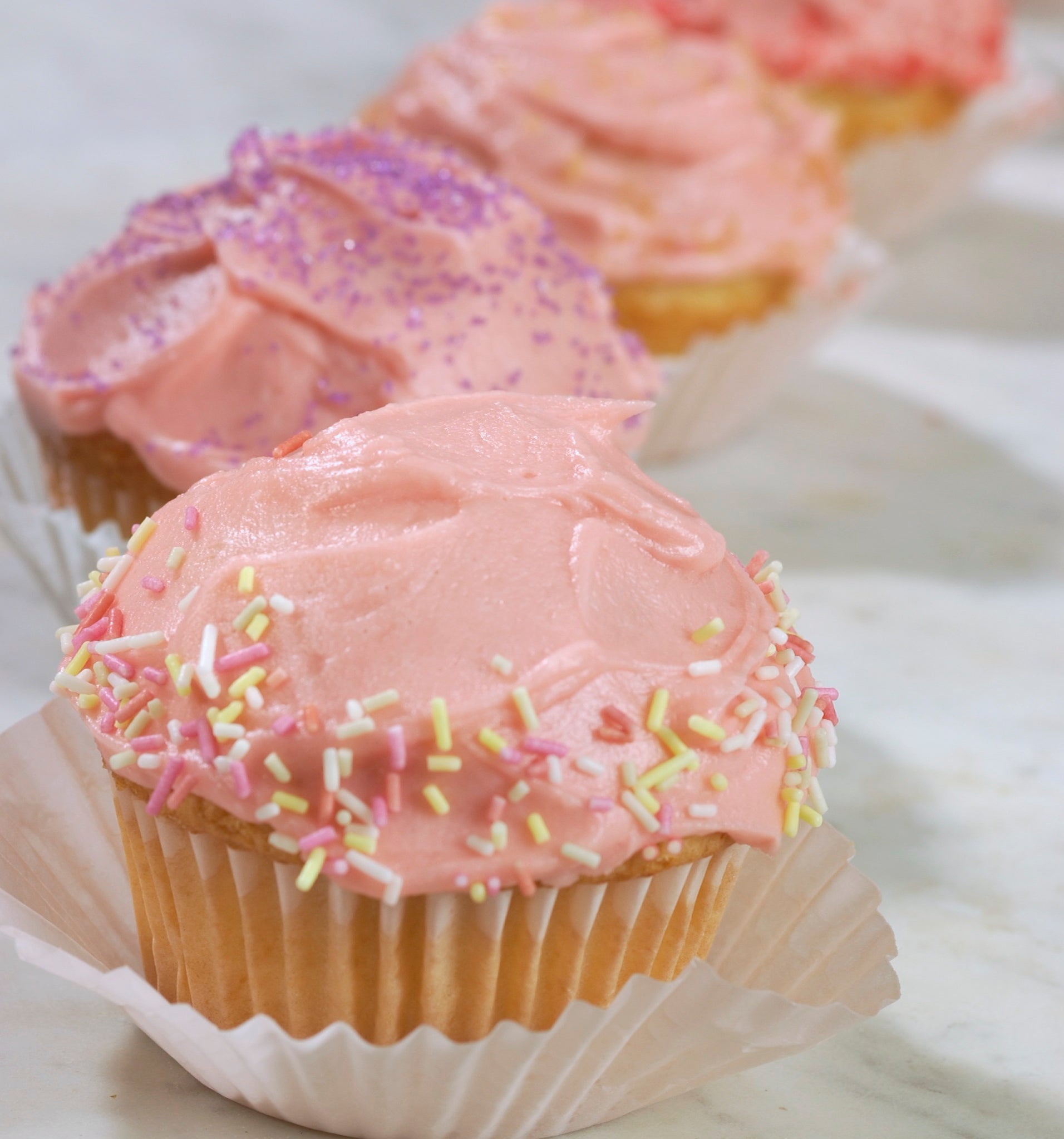 Image of the Vanilla Cupcakes with Vanilla Frosting Recipe