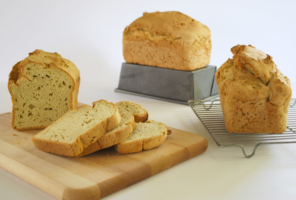 Image of the Yeast-Free Bread in the Oven Recipe