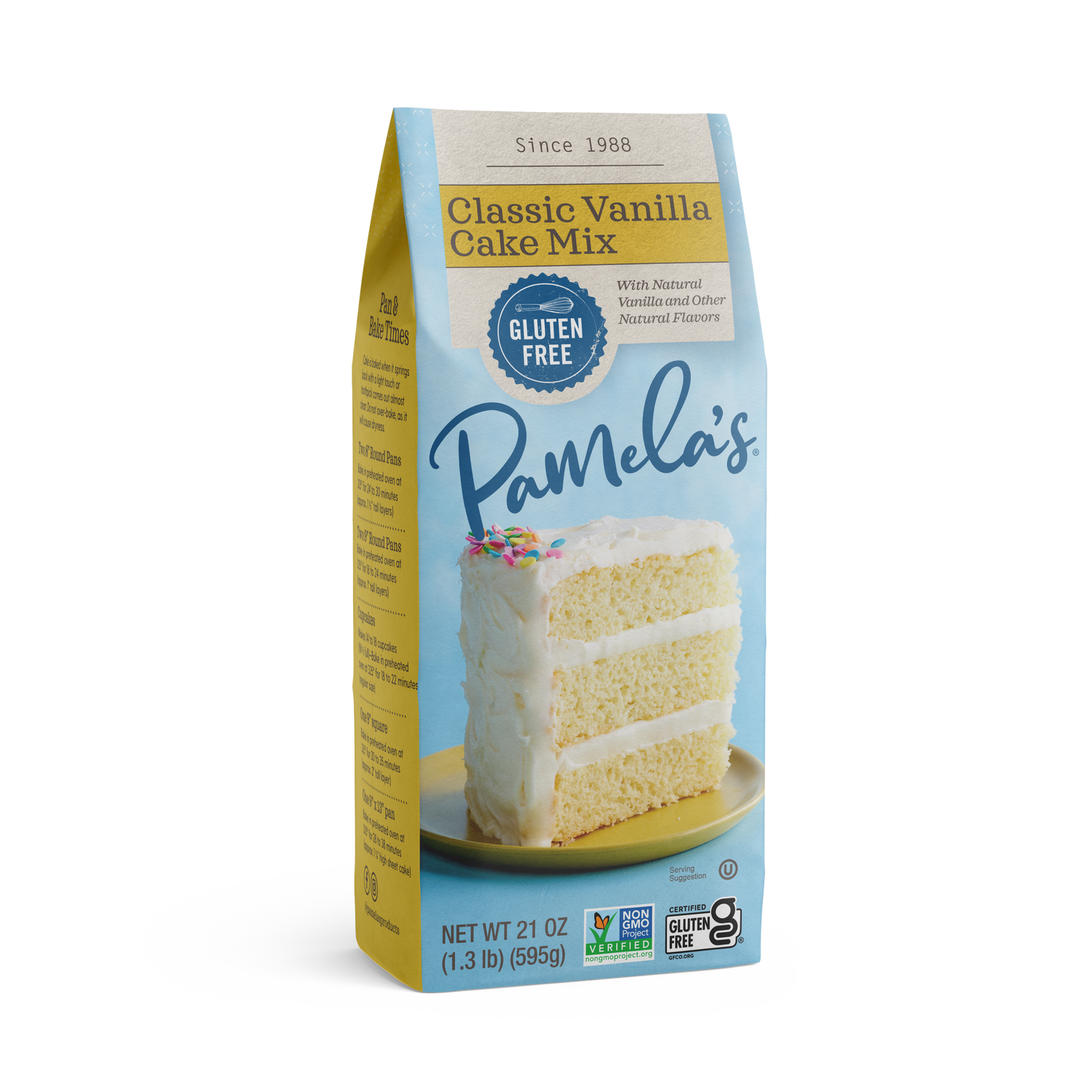 Gluten-Free Vanilla Cake Mix, 21 oz.