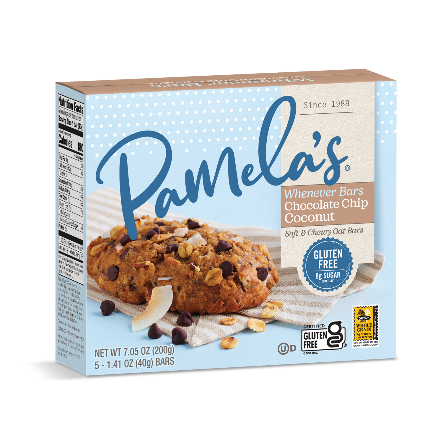 Gluten-Free Chocolate Chip Coconut Whenever Bars