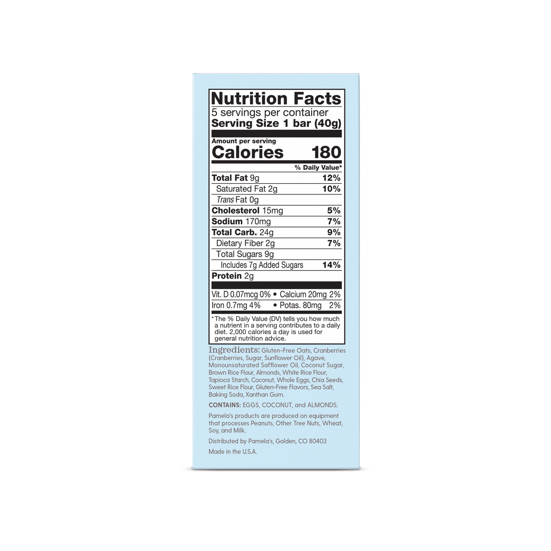 Gluten-Free Cranberry Almond Whenever Bars