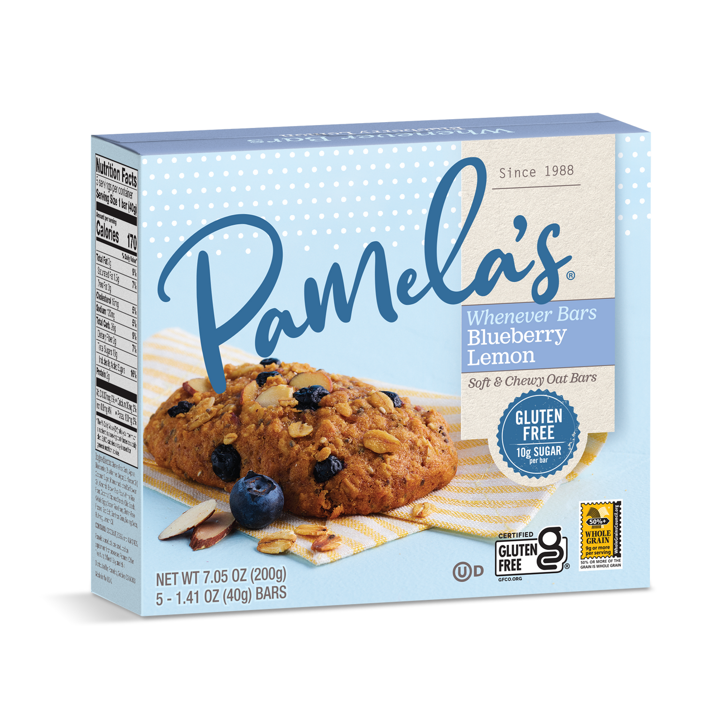 Gluten-Free Blueberry Lemon Whenever Bars
