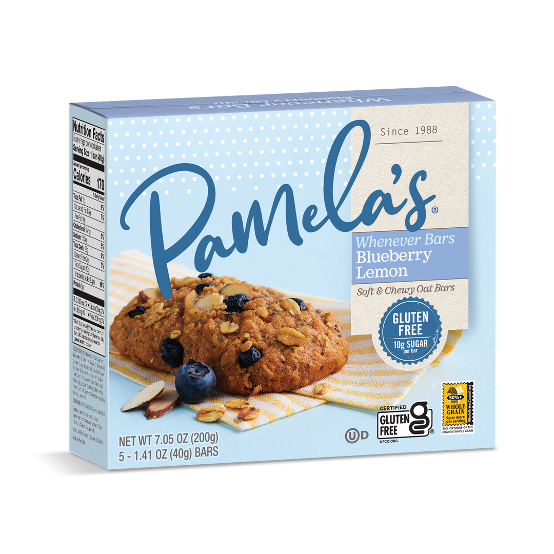 Gluten-Free Blueberry Lemon Whenever Bars – Pamela's Products
