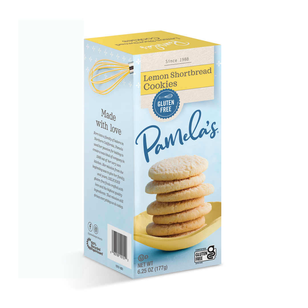 Gluten-Free Lemon Shortbread Cookies