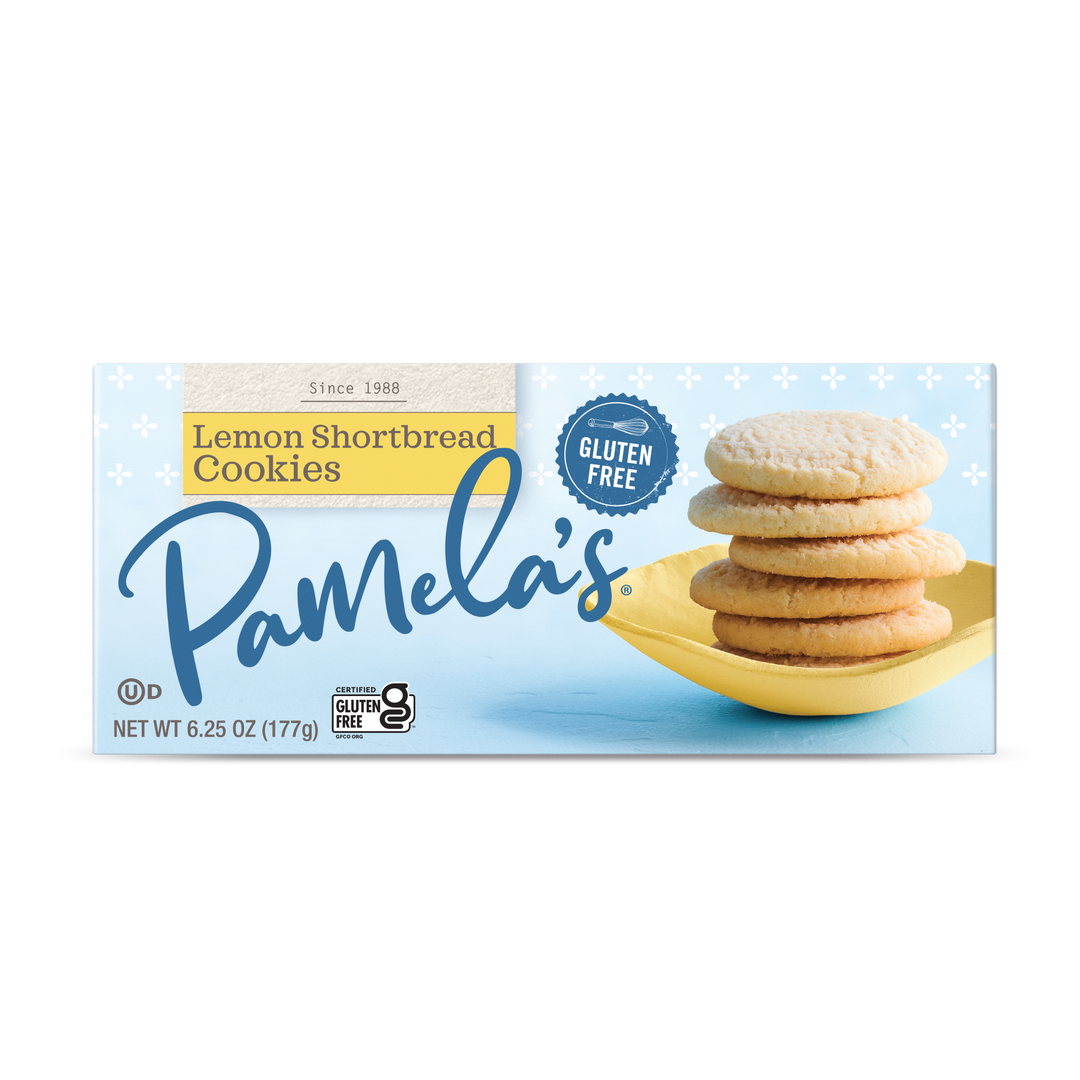Gluten-Free Lemon Shortbread Cookies