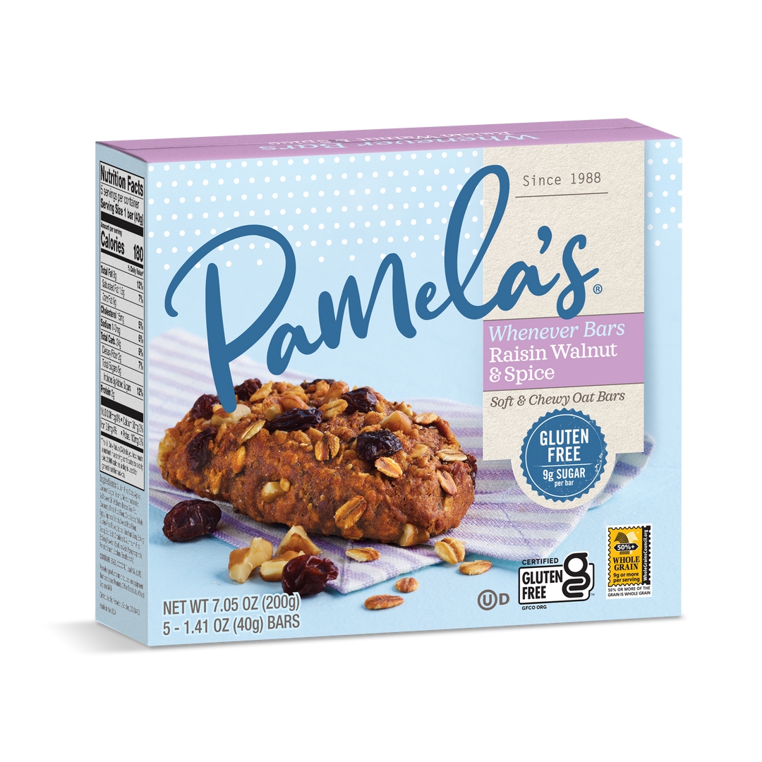 Gluten-Free Raisin Walnut Spice Whenever Bars