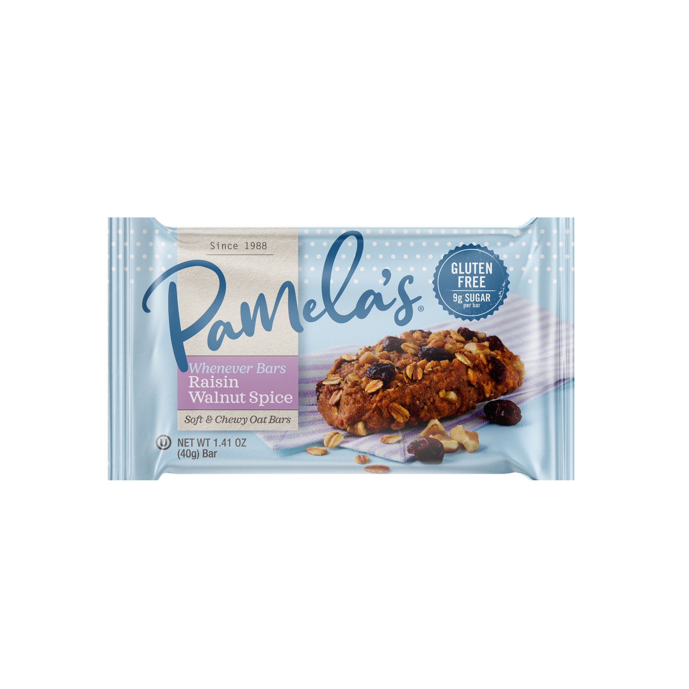 Raisin Walnut Spice Whenever Bars