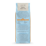 Bread mix package with text on a white background