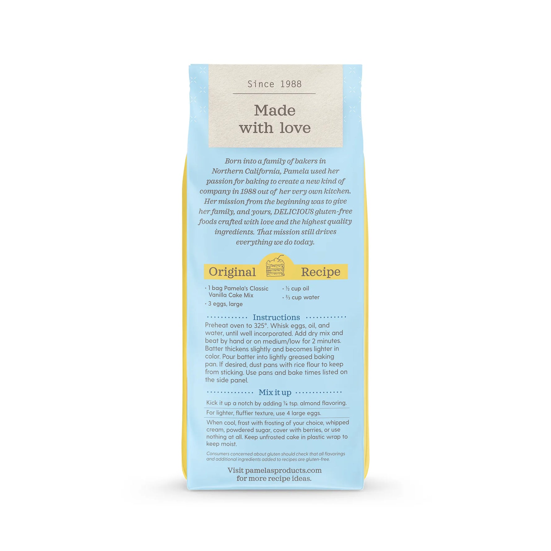 Pampered Chef recipe card with text and branding on a white background