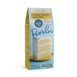 Pamela's Classic Vanilla Cake Mix packaging on a white background