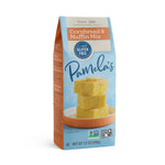 Pamela's Cornbread & Muffin Mix packaging on a white background