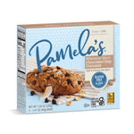 Box of Pamela's Whenever Bars Chocolate Chip Coconut on a white background