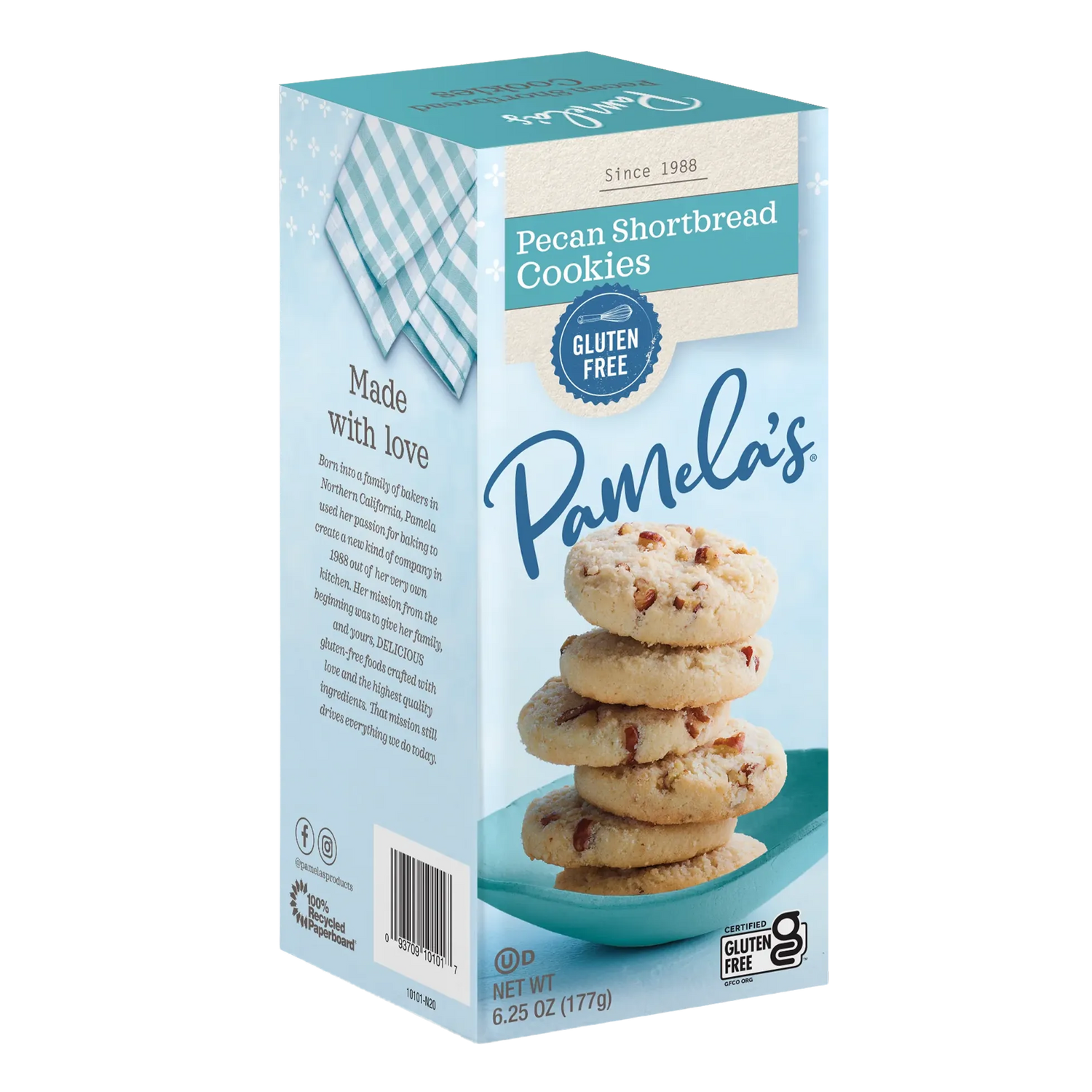 Gluten-Free Pecan Shortbread Cookies