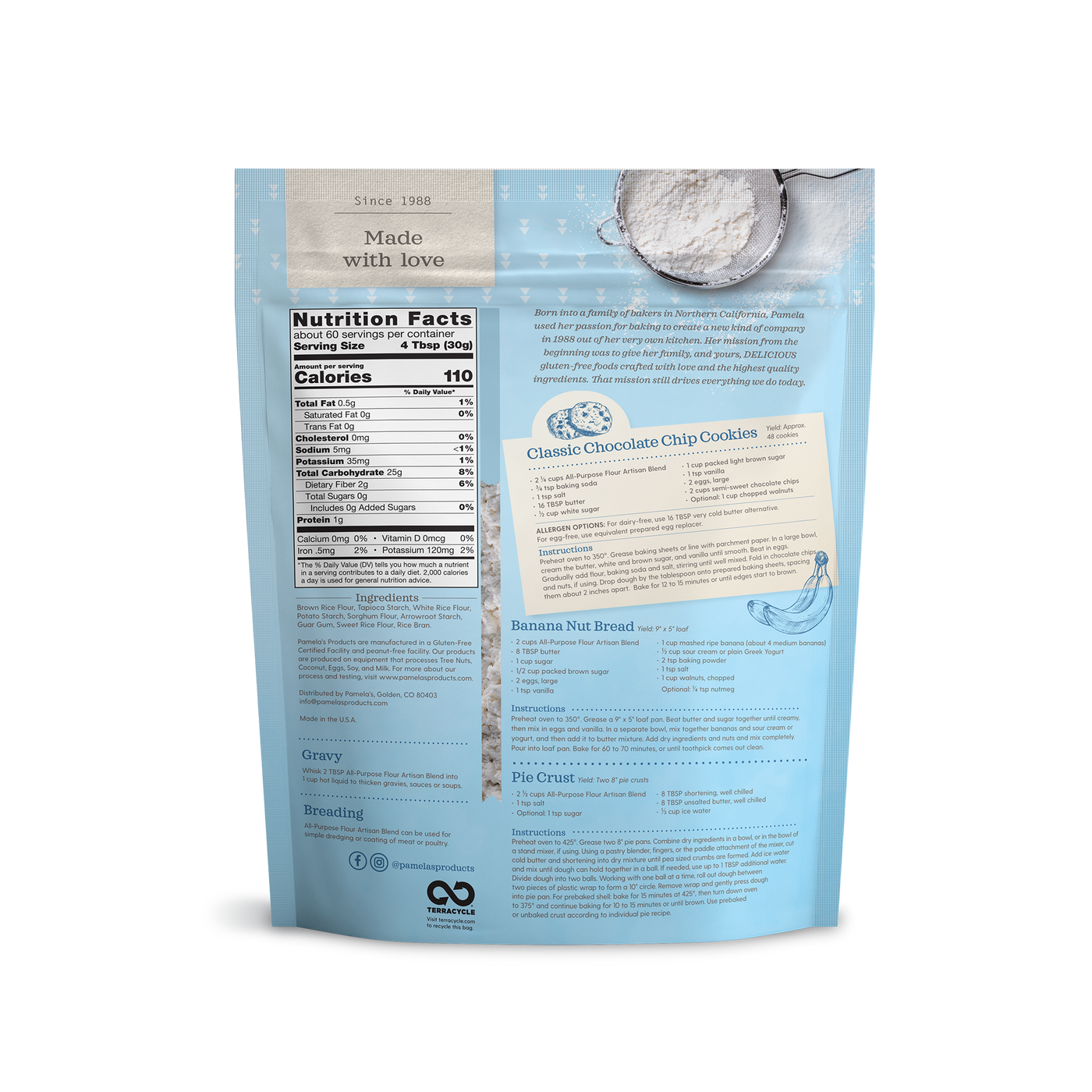 Gluten-Free 1:1 All-Purpose Flour, 4 lb.