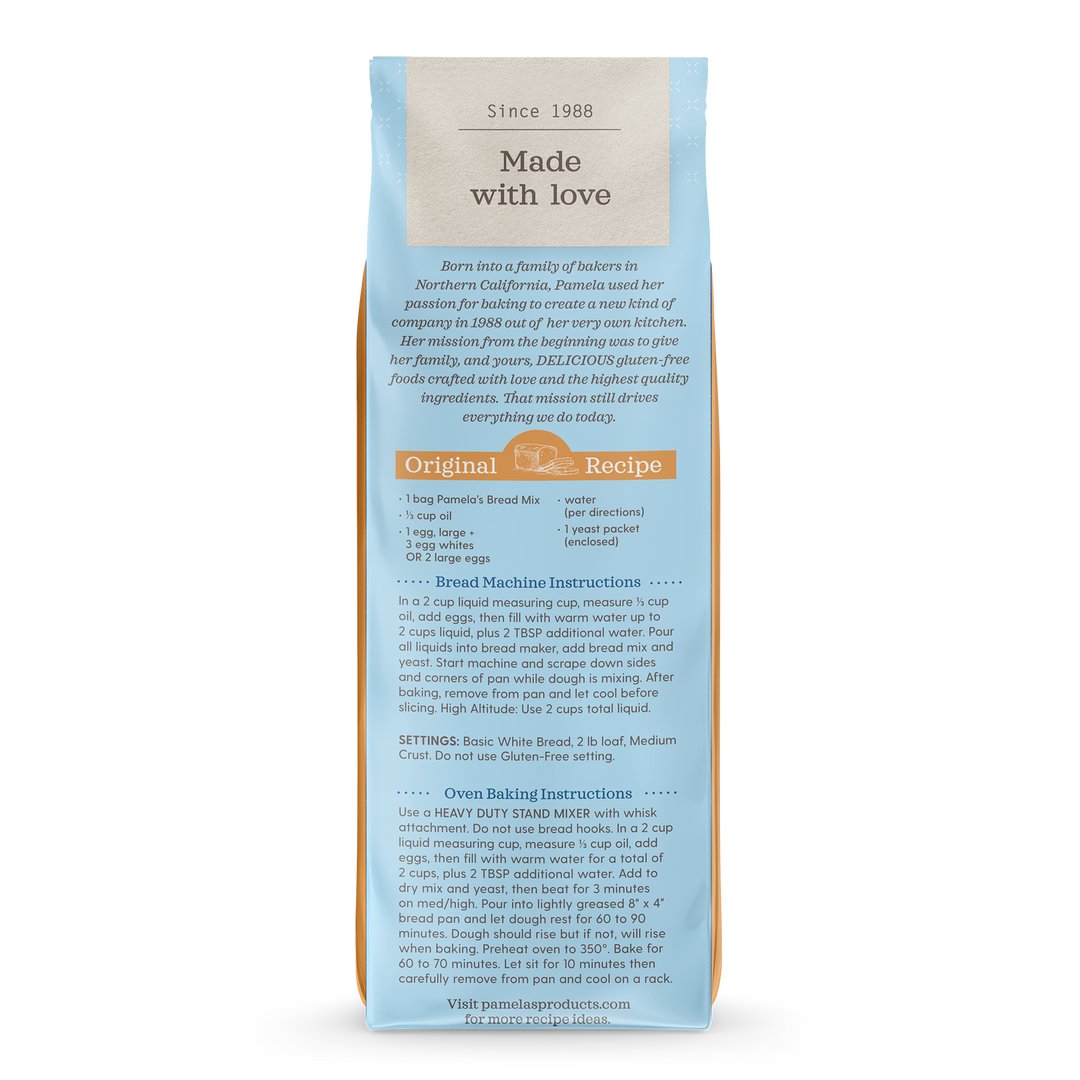 Bread Mix 19 oz. Pamela s Products