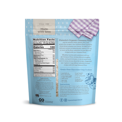 Organic Cassava Flour, 14 oz.