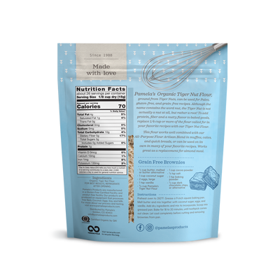 Organic Tiger Nut Flour, 14 oz.