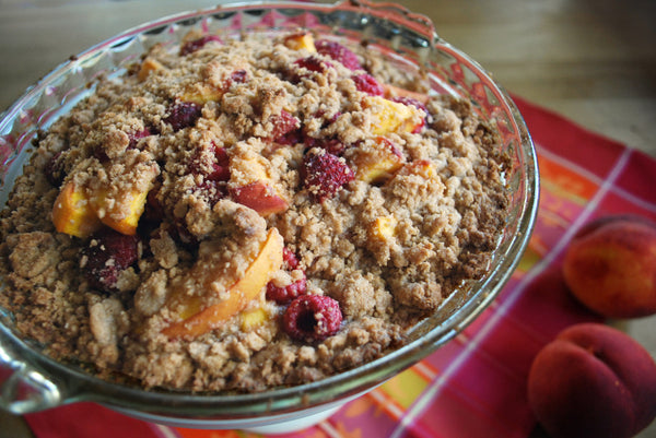 Peach Berry Crisp Recipe | Pamela's Products